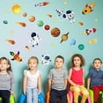 thumbnail image 4 of Colorful Planets Wall Stickers Outer Space Wall Decals Universe Astronauts Wall Sticker Boys Room Decor Vinyl DIY Art for Baby Kids Bedroom Nursery Decor Space Fan's Gift DIY, 4 of 7