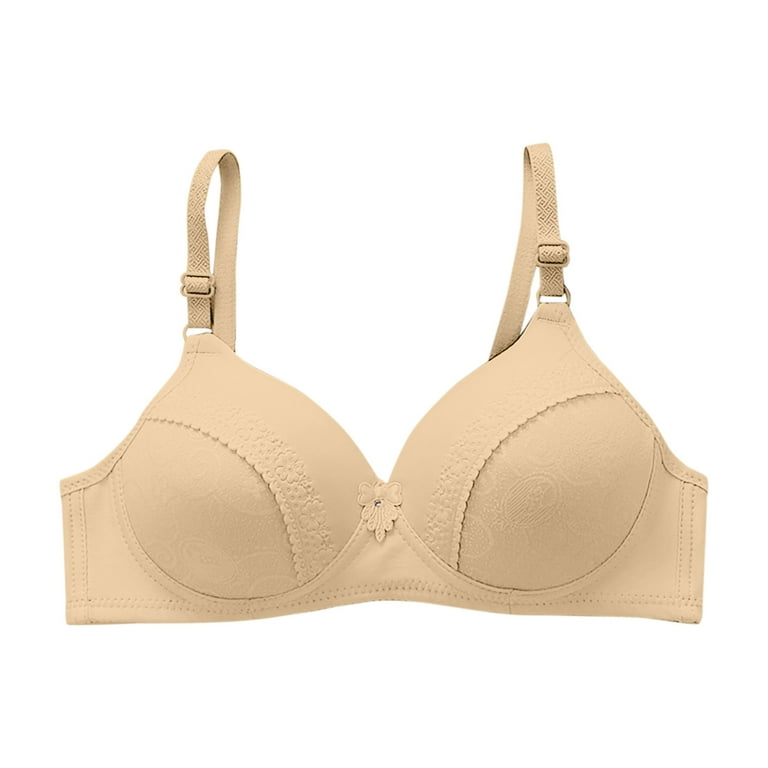 LBECLEY Womens Lingerie Push Up Bra for Women Womens Thin No Steel Ring  Underwear Small Bra Cup Comfortable Push Up Bra Push Up Bras for Women  Beige