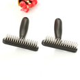 thumbnail image 4 of Pet Grooming Rake Brush Non-slip Handle Dog Detangler Brush Pet Dematting Comb, 4 of 10