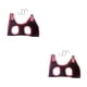 thumbnail image 3 of Greeniant Hamaca para el cuidado de perros y gatos, bolsa de sujeción fija para morder y antiarañazos para mascotas, cuna para cachorros, cama Negro rojo METRO 2piezas, 3 of 6