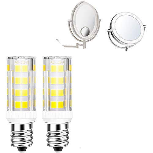 2pack Led Makeup Mirror Bulb, How To Change Bulb In Lighted Mirror