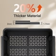 thumbnail image 2 of Organizador Rolling Cart Pipishell de 3 niveles de plástico negro, 2 of 7