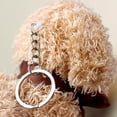 thumbnail image 5 of Cute Stuffed Animal Dog Plush Key Chain, Fashion Accessory Backpack Clips, 5 inch Simulation Dog Poodle Toys Suffed Doll Ring Pendant Toys For Christmas Birthday Gift Clearance, 5 of 7