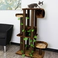 Kitty Mansions Oak Cat Tree