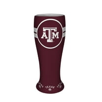 NCAA Texas A&M Aggies Collectible Ceramic Pilsner, 2.5-ounce, Black