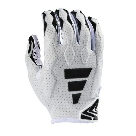 adidas Freak 6.0 Padded Receiver Football Gloves, White/Black, Small