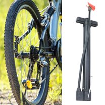 Visland Bike Pump Double Air Nozzles Easy to Carry Waterproof High Pressure Air Inflator for MTB Bike