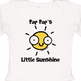 thumbnail image 4 of Inktastic Pap Pap's little Sunshine Boys or Girls Long Sleeve Baby Bodysuit, 4 of 5