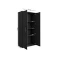 thumbnail image 3 of Eiffel Storage Cabinet in Matte Black (Set of 2), 3 of 7
