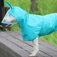 thumbnail image 6 of SPRING PARK Dog Raincoat with Hood for Small Dog, ransparent Brim Waterproof Dog Rain Jacket  Lightweight Poncho, 6 of 8