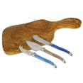 thumbnail image 2 of Laguiole by French Home 4-Piece Board with Laguiole Cheese Knives in Blue/Ivory, 2 of 3