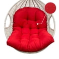 thumbnail image 1 of Cesta colgante con forma de huevo y cojín para silla Srutirbo, color rojo, 1 of 7