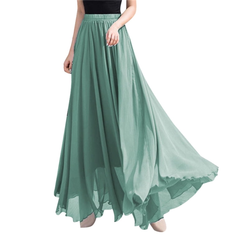 green floral dress outfit Giovanna Lime Green Asymmetric Maxi Dress With Wrap Skirt – Club L London main image 0
