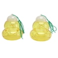 thumbnail image 2 of 2 Trampas para Avispas en Forma de Calabaza para Colgar Abejas Atrapamoscas Trampas para Moscas de Frutas Disuasorio de Avispas Al Aire Libre Repelente de Avispas para ANGGREK Otros, 2 of 8