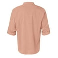 thumbnail image 5 of Men's Casual Loose Fit Long Sleeve Solid Color Pocket Pullover Shirt for Spring Summer Comfort Wear, 5 of 5