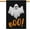 Halloween Flag-02, variant on Halloween Boo Garden Flag Spooky Ghost Welcome Flags Double Sided Vertical Burlap Yard Outdoor Halloween Decor 28x40 Inch