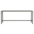 thumbnail image 2 of Sleek Modern Brushed Nickel Bench, 2 of 3