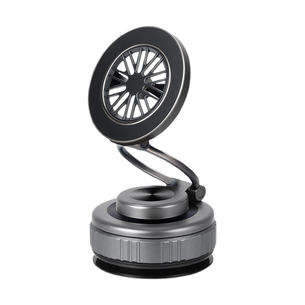 Universal Car Electric Suction Cup Vacuum Phone Holder, Strong Magnetic Mount for Cell Phones, Anti-Fall Dashboard Windshield Phone Clamp, Adjustable Viewing
