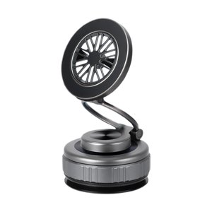 Universal Car Electric Suction Cup Vacuum Phone Holder, Strong Magnetic Mount for Cell Phones, Anti-Fall Dashboard Windshield Phone Clamp, Adjustable Viewing