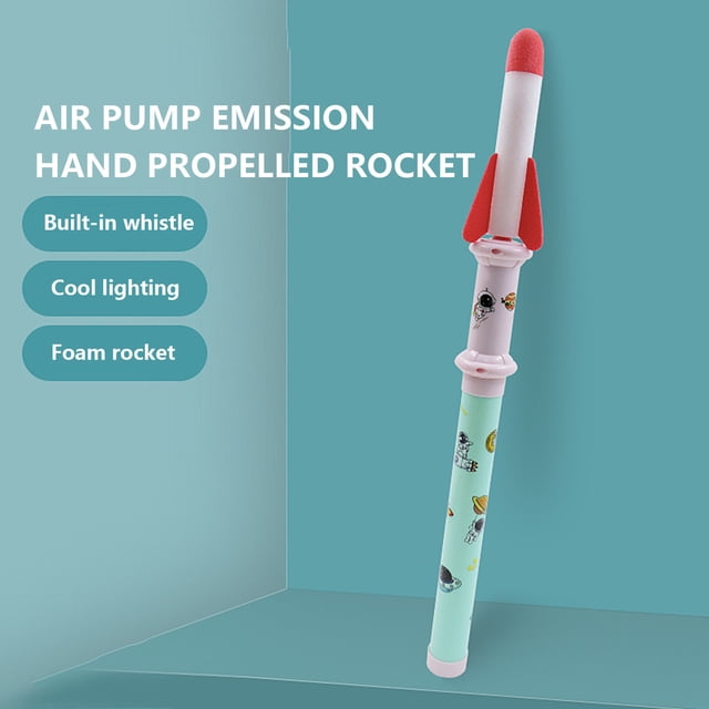 HWRETIE Rocket Launcher Tools,Foam Rocket Shooting Outdoor Activity Tools