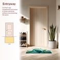 thumbnail image 3 of ODIKA 6' x 9' Machine Washable Non-Slip Area Rug, Tropical Leaf High Traffic Rug, Teal, 168162, 3 of 7