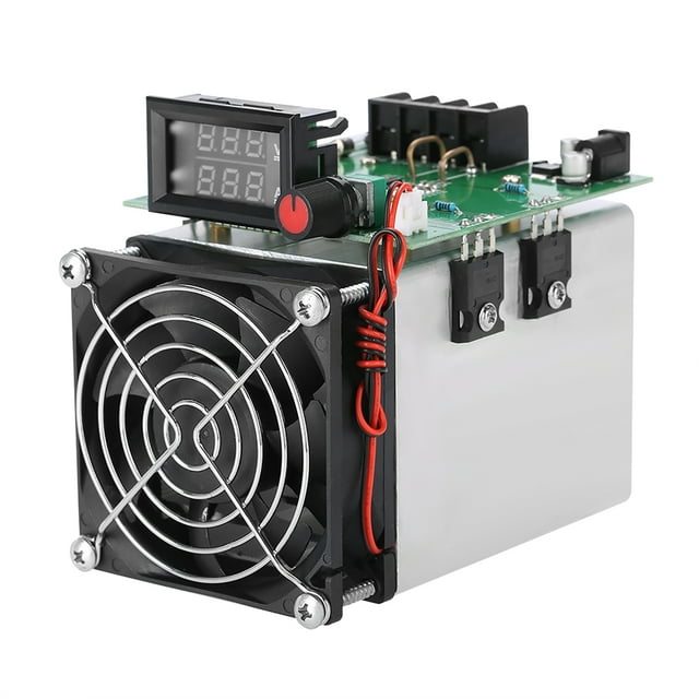 Ginorgee Prueba electrónica de Carga - Módulo de Quemado de Placa de Descarga de 0-20 A de Carga electrónica de 12 V 250 W