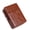 Brown, variant on Lighter Pack Holder PU Leather Stainless Steel Case for Pocket Travel, Black Brown