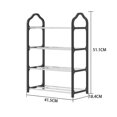 thumbnail image 2 of 4-Layer Assembly Shoe Rack Dustproof Storage Shoe Rack Door Storage Shoe Rack, 2 of 9