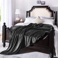 thumbnail image 3 of Fleece Blanket 50 by 60 Throw Blankets for Sofa Couch Bed Dark Grey Sofa Blanket 280GSM,Super Soft Cozy and Luxury Bed Blanket for All Season Throw(50"×60"), 3 of 6