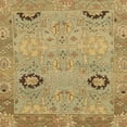 thumbnail image 1 of Ahgly Company Indoor Square Abstract Light Brown Oriental Area Rugs, 6' Square, 1 of 6