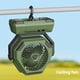 thumbnail image 1 of Ventilador portátil de camping de 6 pulgadas con luz y pantalla digital - batería de 6000mAh, ventilador oscilante silencioso para exterior, tienda de campaña, casa - Duración de 6-18 horas, 1 of 5