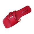 thumbnail image 2 of Viluyesy Slippers for Women Comfortable Non-Slip Open Toe Womens Graceful Footwear Red Size 40, 2 of 10