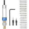 thumbnail image 3 of Screwdriver Bit Set, 20pcs Screw Driver Bit Tools with Double Use Revolving Head Speed Steel Drill Bits Kits for Electric Power Drill, 3 of 5