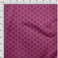 thumbnail image 4 of oneOone Cotton Poplin Dark Magenta Fabric Asian Block Print Craft Projects Decor Fabric Printed By The Yard 56 Inch Wide, 4 of 4