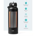thumbnail image 4 of Botella de agua BUZIO ThermoArmour 1.2L de acero inoxidable negra, 4 of 8