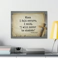 thumbnail image 4 of Scripture Walls Psalms 30:6 Felt Secure Bible Verse Canvas Christian Wall Art Ready to Hang Unframed, 4 of 18