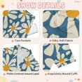 thumbnail image 4 of FORMRS Kids Short Sleeve Top and Pants Pajama Set Unisex Satin 2-Piece Sleepwear, Sizes 13-14Y, Whimsy Daisy Pattern, 4 of 8