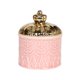 thumbnail image 3 of Organizador de joyas, expositor de joyas con tapa, tarro decorativo, tarro de almacenamiento para Rosado, 3 of 9