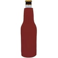 thumbnail image 2 of Blank Neoprene Beer Bottle Coolie (6 Pack, Burgundy), 2 of 8