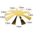 thumbnail image 3 of French Nail Mold Plate, Gold - V‑Shaped Triangle Nail Cutter for French Manicure, Nail Tools Easter Mother'S Day Nail, 3 of 3