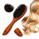 thumbnail image 3 of Air Cushion Hairbrush Paddle Comb Natural Bristle Hair Brush for Scalp Massage Wooden Handle Hair Comb, 3 of 4