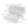 thumbnail image 3 of Bearachild Bandeja de cubitos de hielo con tapa, caja de almacenamiento reutilizable de múltiples rejillas, contenedor para manualidades, nevera para jugo Cocina y Comedor Bearachild HA064854-00, 3 of 6