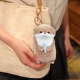 thumbnail image 3 of Cute otters holding fish plush keychains backpack hanging ornament props for kids boy girl women men 1PCs, 3 of 5