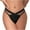 Black, variant on Elainilye Fashion Seamless Underwear for Women Sexy Sreathable Mesh Thong Seamless Low Waisted Triangular Underwear,Black