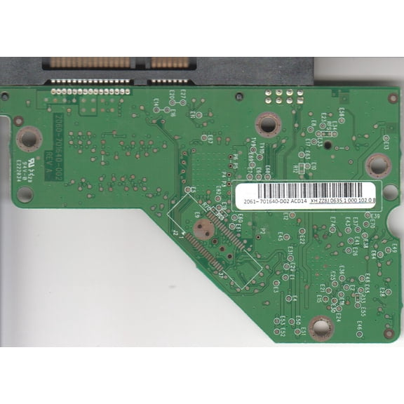 WD5001AALS-00E3A0, 2061-701640-D02 ACD14, WD SATA 3.5 PCB