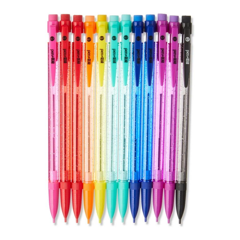pack) Pen+Gear #2 Glitter Disposable Mechanical Pencils,