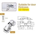 thumbnail image 5 of 10 bisagras para puertas de armarios y cocinas, bisagras de 90° de 3 pulgadas para muebles, bisagras invisibles, tornillos a juego., 5 of 5