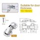 thumbnail image 5 of 10 bisagras para puertas de armarios y cocinas, bisagras de 90° de 3 pulgadas para muebles, bisagras invisibles, tornillos a juego., 5 of 5