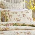 thumbnail image 4 of Greenland Home Fashions Bliss 100% Cotton Authentic Patchwork Quilt Set, 2-Piece Twin, 4 of 7