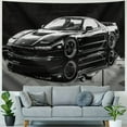 thumbnail image 4 of Orinice  Jdm Car Tapestry Black and White Wall Hanging Decor for Men Cool Car Wall Art for Bedroom Living Room Dorm Japanese Nsx 40"x60" 60x50inch, 4 of 6